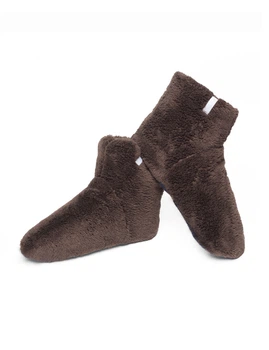 Капці-чобітки домашні махрові Шоколадний Maybel 38-39 (1625_3)