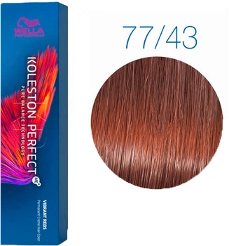 Краска для волос Wella Professionals Koleston Perfect ME+ Vibrant Reds 77/43 60 мл (8005610667867)