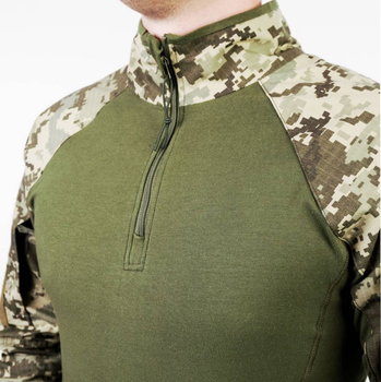Военная тактическая мужская рубашка пиксель 50/6 КОЗАК Убакс с длинным рукавом