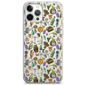 Чохол силіконовий для Apple IPhone 13 Pro від Lex Altern (Сад відьом, трави, Хеллоуїн, гарбуз)