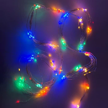 Гирлянда светодиодная Novogod'ko на медн.провол. "Конский хвост", 220 LED, многоцветная, 2,2 м, 974227
