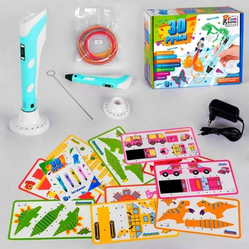Ручка 3D 60484 ,цвет голубой «Fun Game»