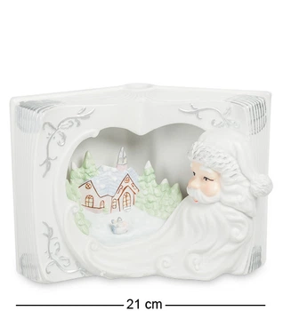 Керамический настольный светильник Рождественский 21*9,5*15 см. 600109