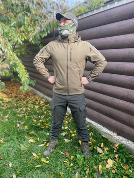 Куртка тактична Soft-Shell Single Sword ЗСУ Олива XL
