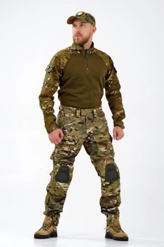 Тактические теплые военные штаны, Камуфляж: Мультикам, Размер: 54