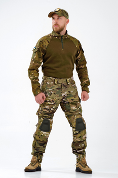 Тактичні теплі військові штани, Камуфляж: Мультикам, Розмір: 60