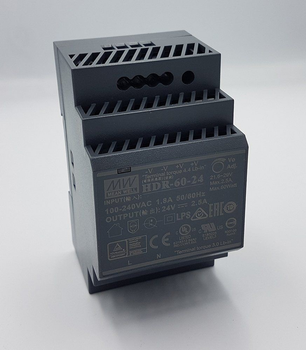 Блок питания Mean Well на DIN-рейку 60W DC24V (HDR-60-24)