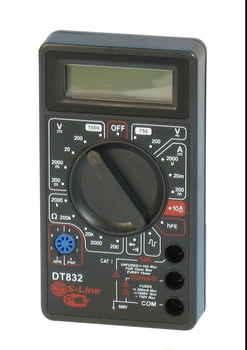 Цифровой мультиметр тестер Digital DT-832