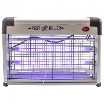 Електричний знищувач комах прилад для знищення комарів мух 42x8x26 см PEST KILLER потужністю 60 Вт