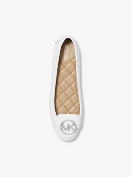 Мокасины MICHAEL Michael Kors Lillie Leather Moccasin белые (размер 35)