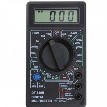 Цифровой мультиметр тестер Digital DT-830B