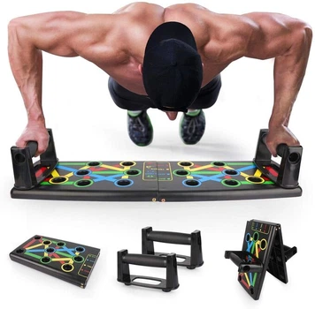 Дошка упори для віджимань платформа для віджимань 14 в 1 Foldable Push Up Board