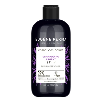 Шампунь Срібний для Освітленого, Мелірованого і Сивого волося EUGENE PERMA Professionnel Paris COLLECTIONS NATURE Shampooing Argent 300 мл