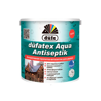 Просочення Dufatex Аqua Antiseptik лессир антисептик 2.5 л біла