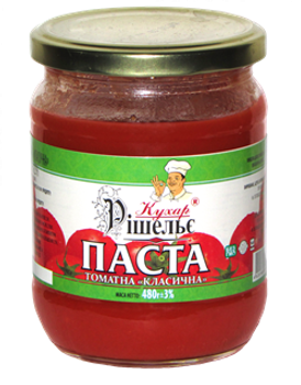 Томатна паста Класична твіст 480г Кухар Рішельє
