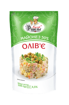 Майонез 50% Олів'є 160 г Кухар Рішельє