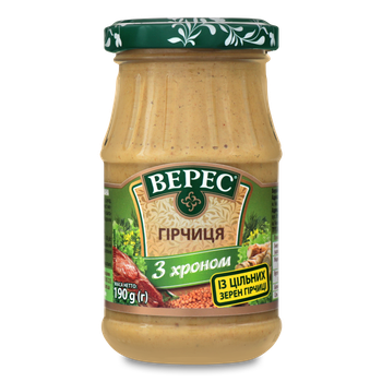 Горчица c хреном Верес 190 г