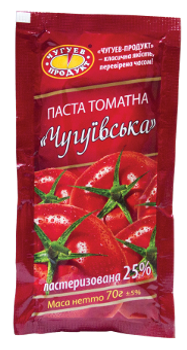 Томатна паста Чугуївська 70 г Чугуїв-продукт