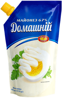 Майонез 67% Домашній 500г Чугуєв-продукт
