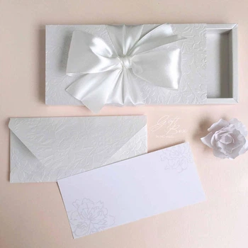 Gift box Loreleya жемчужный Конверт на свадьбу, день рождения, юбилей Ручная работа