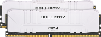 Пам'ять DDR4 32GB 3000MHz PC4-24000 (Kit of 2x16GB) Crucial Ballistix White (BL2K16G30C15U4W)