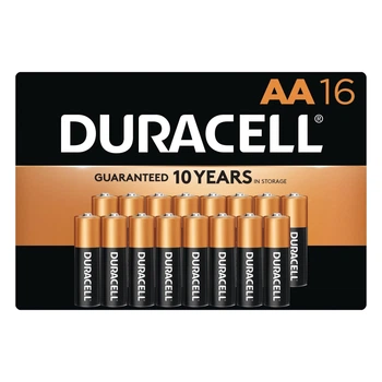 Батарейки лужні Duracell AA LR6 16 шт