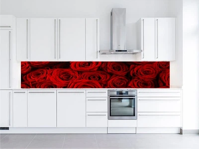 Кухонный фартук Скинали Розы 60х250 см (181)