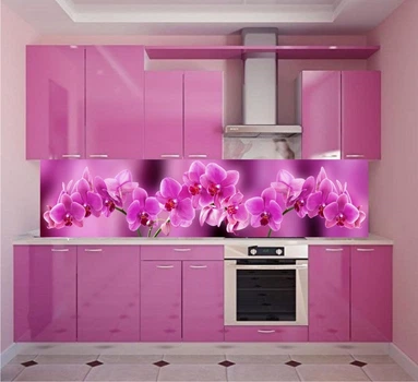 Кухонный фартук Скинали Орхидеи 60х250 см (170)