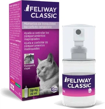 Спрей успокаивающее средство для кошек во время транспортировки Ceva Feliway Classic Феливей Классик 20 мл (3411112251155)