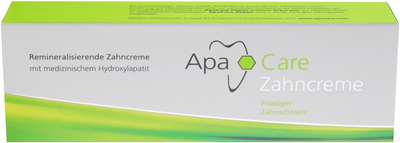 Реминерализирующая зубная паста «Жидкая эмаль» - ApaCare Remineralisierende Zahncreme 75ml (125795-66394)