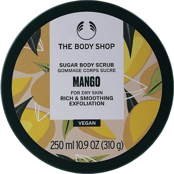Скраб для тела с манго - The Body Shop Mango Sugar Body Scrub Vegan 250ml (1099327-100842)