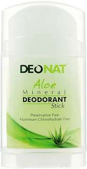 Мінеральний дезодорант із соком алое, плоский - Deonat 100g (1136845-31158774)