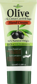 Крем для рук с рожковым деревом и шалфеем - Madis HerbOlive Hand Cream Carob & Sage 100ml (1134791-101151)