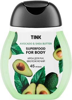 Крем для рук увлажняющий с маслом авокадо и маслом ши - Tink Superfood For Body Avocado & Shea Butter 45ml (1113516-101294)