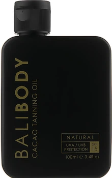 Олія для посилення засмаги з какао із захистом - Bali Body Cacao Tanning Oil SPF15 100ml (780395-34097845)