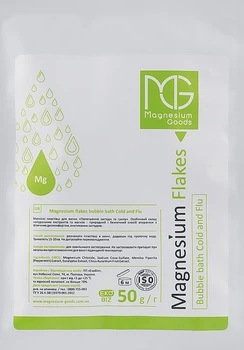 Магнієві пластівці та піна допомога при застуді 2 в 1 - Magnesium Goods Flakes 50g (1018155-50169)