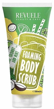 Пенящийся скраб для тела "Лайм, кокос и мята" - Revuele Foaming Body Scrub Lime, Coconut and Mint 200ml (1052813-96718)