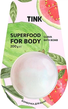 Бомбочка-гейзер для ванни "Гуава" - Tink Superfood For Body Guava Bath Bomb 200g (845536-27904)