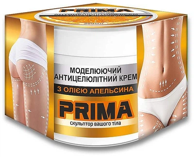 Крем моделюючий антицелюлітний з олією апельсина "Прима" - Краса та Здоров'я 300ml (869157-36825)