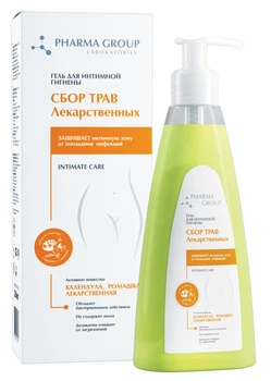 Гель для інтимної гігієни "Збір лікарських трав" - Pharma Group Intimate Care 250ml (126649-72108)