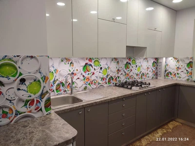 Фото панель универсальная ПЭТ, Самофиксирующаяся, 68 х 305 см (толщина 2 мм), с фруктами(ПЭТ3-s_ab0001)