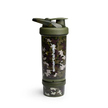 Спортивный шейкер SmartShake с сеткой для фруктовой воды 750 мл зеленый камуфляж