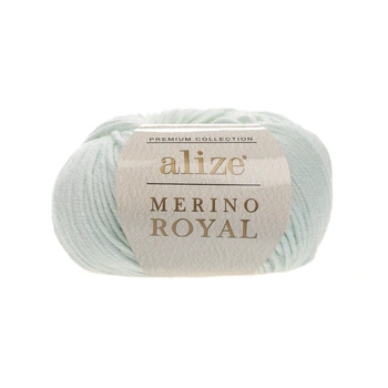 Турецкая пряжа для вязания Alize Merino Royal (мерино рояль) 100% австралийская шерсть- 522 мята