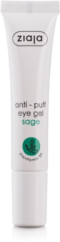Гель против мешков под глазами с экстрактом шалфея - Ziaja Anti-Puff Sage Eye Gel 15ml (182727-47328)