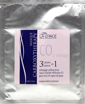 Однофазная маска "Карбокситерапия СО2" - La Grace Masque Carboxytherapy CO2 20g (1046412-79541)