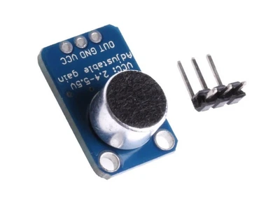 Электретный микрофон MAX4466 регулируемый усилитель для Arduino