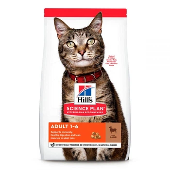 HILL'S Science Plan Adult Сухий корм для дорослих кішок, з ягням, 1,5 кг