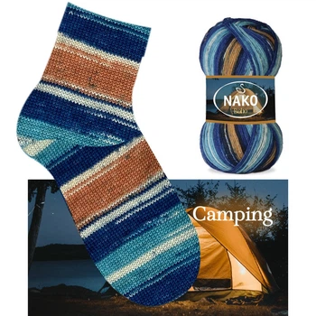 Носочная пряжа Nako Boho Concept 32449 Camping