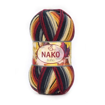 Носочная пряжа Nako Boho Concept 82445 Autumn
