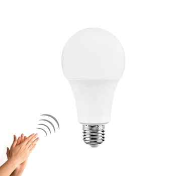Лампа світлодіодна з датчиком звуку та освітленості E27, 9Вт LED